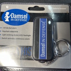 Damsel in Defense .5 oz Pepper Spray, Alarm, Writ Whistle and Striking Tool P826