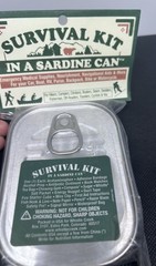 Whistle Creek Survival Kit in a Sardine Can Brand New Sealed Emergency Prepper