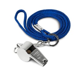 Solid Brass Metal Whistle with Whistle Cover & Lanyard – Loud, Clear Sound, 1…