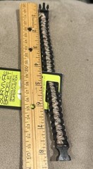 Bison Design S3 Paracord Survival Bracelet * 8-12ft Hand Braided *Tan/Black *NEW