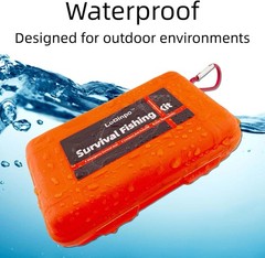 Mini Survival Fishing Kit Small Emergency Fishing TackleBox Pocket Outdoor Fishi