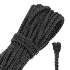 Black 1500lb 3.5mm Diameter 50Ft Fishing Line Wind Chime String Kite Line