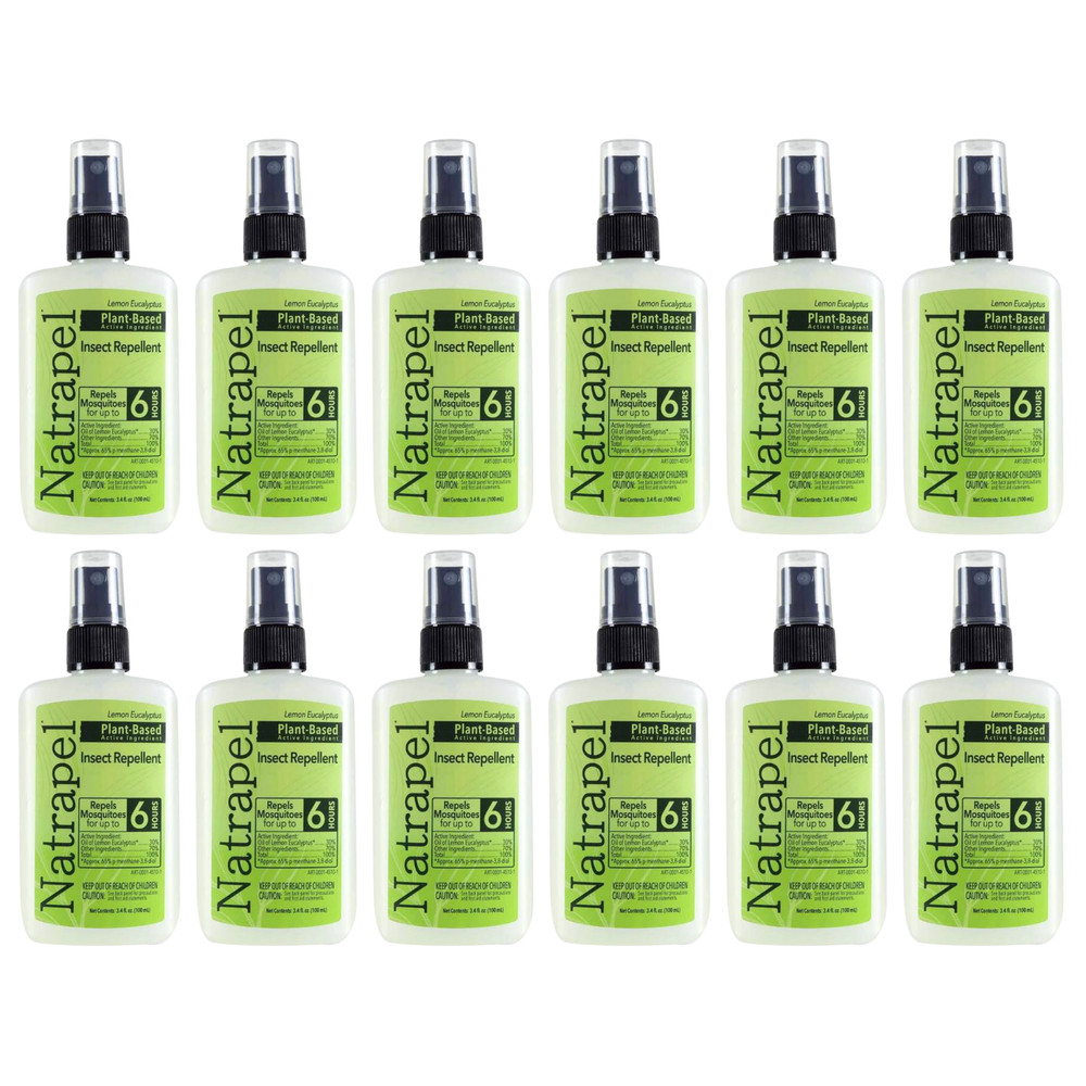 Natrapel Lemon Eucalyptus Insect Repellent: 3.4 oz. [12-pack] 0006-6860