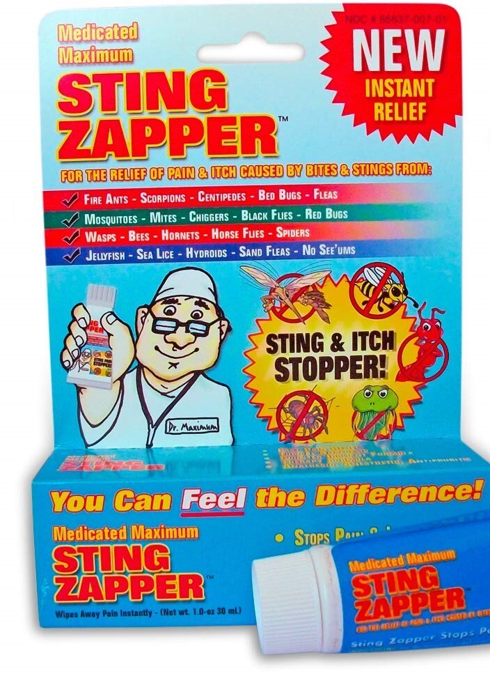 Sting Zapper Maximum Gel Instant Relief Insect Bite Sting & Itch Ants Mosquito +
