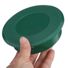 Reusable Plastic Golf Hole Cup Cover Green for Indoor Outdoor Use