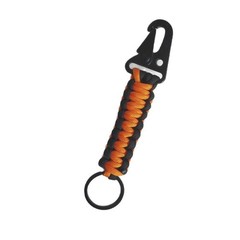2pcs 7-Core Paracord Outdoor Keychain – Braided Keyring with Eagle Hook