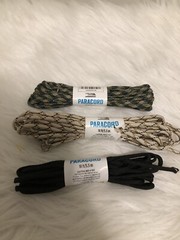 Lot Of 3 550 Parachute Cord Paracord for survival bracelets jewelry crafts Black