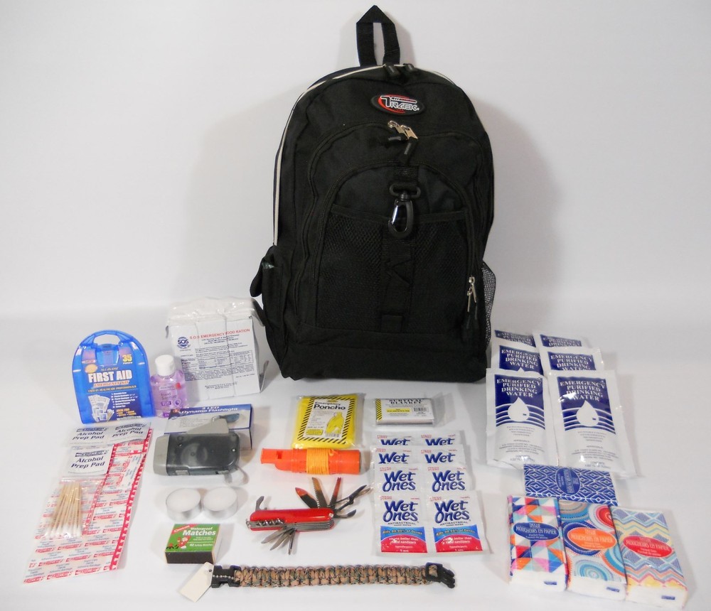 72 Hour Emergency Preparedness Kit Disaster Survival Earth Quake Zombie2 BOB