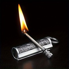 Reusable Compact Portable Convenient Easy-To-Use Vintage Permanent Match Lighter