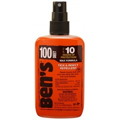 Bens 100 Insect Repellent MAX DEET Bug & Mosquito Protection Pump Spray 3.4 oz.