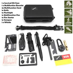 Survival Kit Emergency Tools Military Camping Tactical Outdoor Disaster Zombie