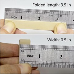 Tactical Rubber Bands #84 (3 1/2» x 1/2»), 50 Pcs Thick #84, Light brown