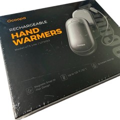 Ocoopa Rechargeable Magnetic Hand Warmers UT3 Lite UT3053 Black 2-Pack