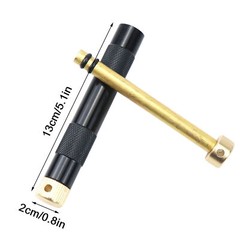 Fire Piston Fire Starter Metal Brass Fire Rod -Campers / Survival / Preppers