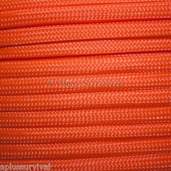 Neon Orange Paracord 50 Feet 550 lb 7 Strand Emergency Survival Bracelet