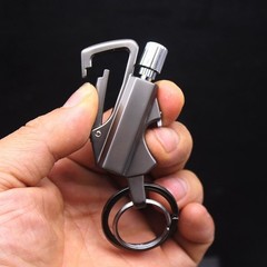 1-3Pack Permanent Match Infinity Lighter with Multitool Keychain Bottle Opener
