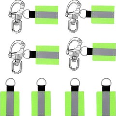 Swivel Buckle Shackle, Firefighter Quick Release, Reflective Zipper Puller, M…
