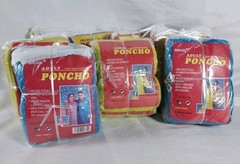 Lot of 8 Rain Ponchos 4 Adult 4 Children Ideal For Outdoors Camping Hiking