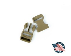 50 PACK – 1″ Inch Plastic Side Release Buckle for Webbing Strap- MADE IN THE USA