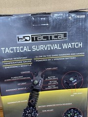 HD Tactical Survival Watch 5.9′ Paracord Rope Water Resistant Outdoor New
