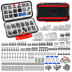 MadBite by KastKing 400-Pieces Freshwater Terminal Tackle Kit, Endorsed by…