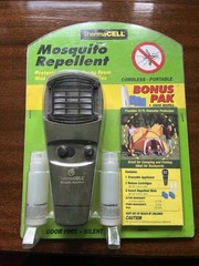 ThermaCELL Cordless Mosquito Repellent Outdoor Odorless Silent Gray