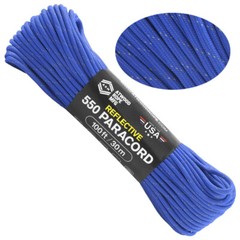 ATWOOD USA Reflective Paracord 550 Type III 7Strand 4mm AUTHENTIC small batch