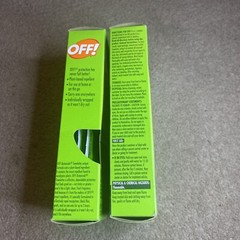 OFF! Botanicals Mosquito Repellent Insect Repellent Towelettes 2 PACKS 16 Total