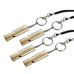 Emergency Whistles 4 Pack: Safety Whistle with Lanyard for Outdoor Survival