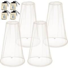 Mosquito Head Net 4 Pack Lightweight Nylon Bug Protection Outdoor Activities New