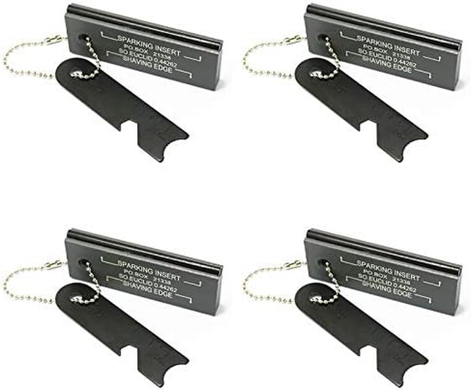 Magnesium Flint Fire Starter, Survival Fire Blocks with Striker for Camping/Hiki