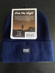Night Scope Rechargeable LED Beanie USB Charging Port 100 Lumens SMD – Navy Blue
