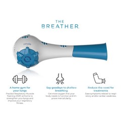 Breathing Trainer Adjustable Resistance Handheld Lung Expansion Training Tool