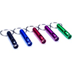50-200pcs Aluminum Emergency Survival Whistle for Camping Hiking Outdoor Tool