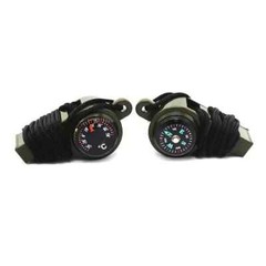 Hiking 3 in1 Outdoor Camping Emergency Survival Gear Whistle Compass Thermometer
