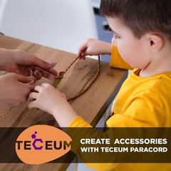 Teceum Paracord Type Iii 550 Apricot 100 Ft 4Mm Tactical Rope Mil-Spec Outdoor