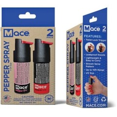 2 pk. MACE TWIST-LOCK W/UV DYE PEPPER SPRAY