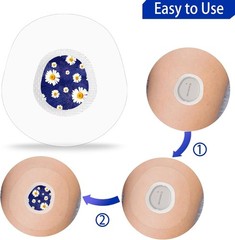 40 Pack G7 Over Patches & Floral Sensor Stickers – Waterproof & Hypoallergenic