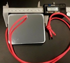 EMERGENCY SIGNAL MIRROR / COMPASS COMBO WITH CORD/MADE IN THE USA