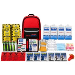 107-Piece First Aid Survival Kit Backpack