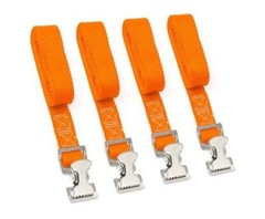 Orange Utility Lashing Strap – 1in x 4ft – Made in USA – 150 1in x 4ft – 4-Pack