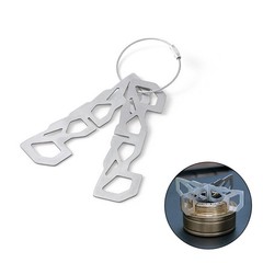 Convenient Stainless Steel Bracket Pot Burner Stand for Outdoor Adventure