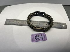 Tactical Survival Paracord Bracelet USA Flag & Camo Fits Most #4631