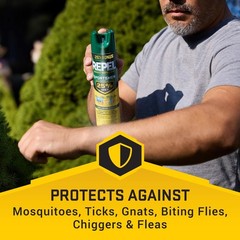 (2 pack) Repel Insect Repellent Sportsmen Formula 25% DEET, Bonus Aerosol, 8.125
