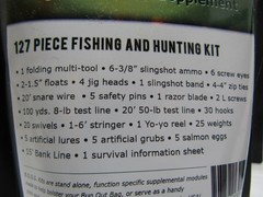 BOSS Survival Bug Out Bag Premium Bugout Pre-Packed Survival Kits Sealed 228 Pcs