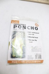 Boulder Creek Emergency Poncho Green/Light Moss PVC 50″ x 80″ 60010CM