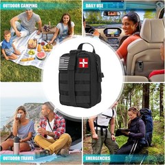 Survival Kit and First Aid Kit,236PCS Survival Gear Camping Essentials Emergency