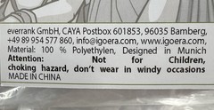 Igoera Rain Poncho XL Sheer, 5 Pack Hooded Rain Cape for Festival,