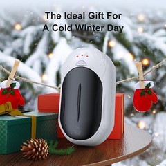 Hand Warmer Electric Set of 2 6000mAH Battery Rechargeable Warm Pocket Warmer USB C631
