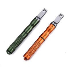 2PCS Compact Fire Starter with Scraper Striker, Replaceable Threaded Ferro Rod
